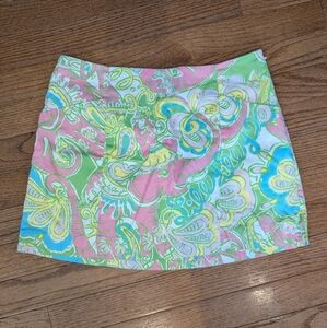 Lilly Pulitzer Pink and Green Skirt